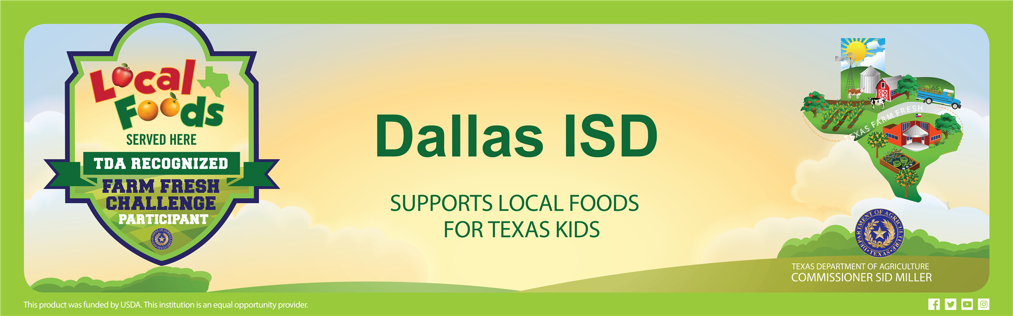 Dallas ISD Supports Local Foods For Texas Kids 