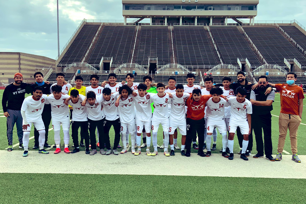  The W.T. White boys' soccer team won District 11-5A this year.