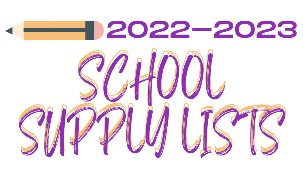 School Supply List 2021-2022