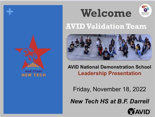 AVID Validation Team Welcome