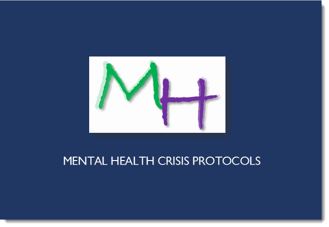 mental health crisis protocols 