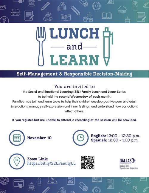  SEL Lunch & Learn on Wednesdays